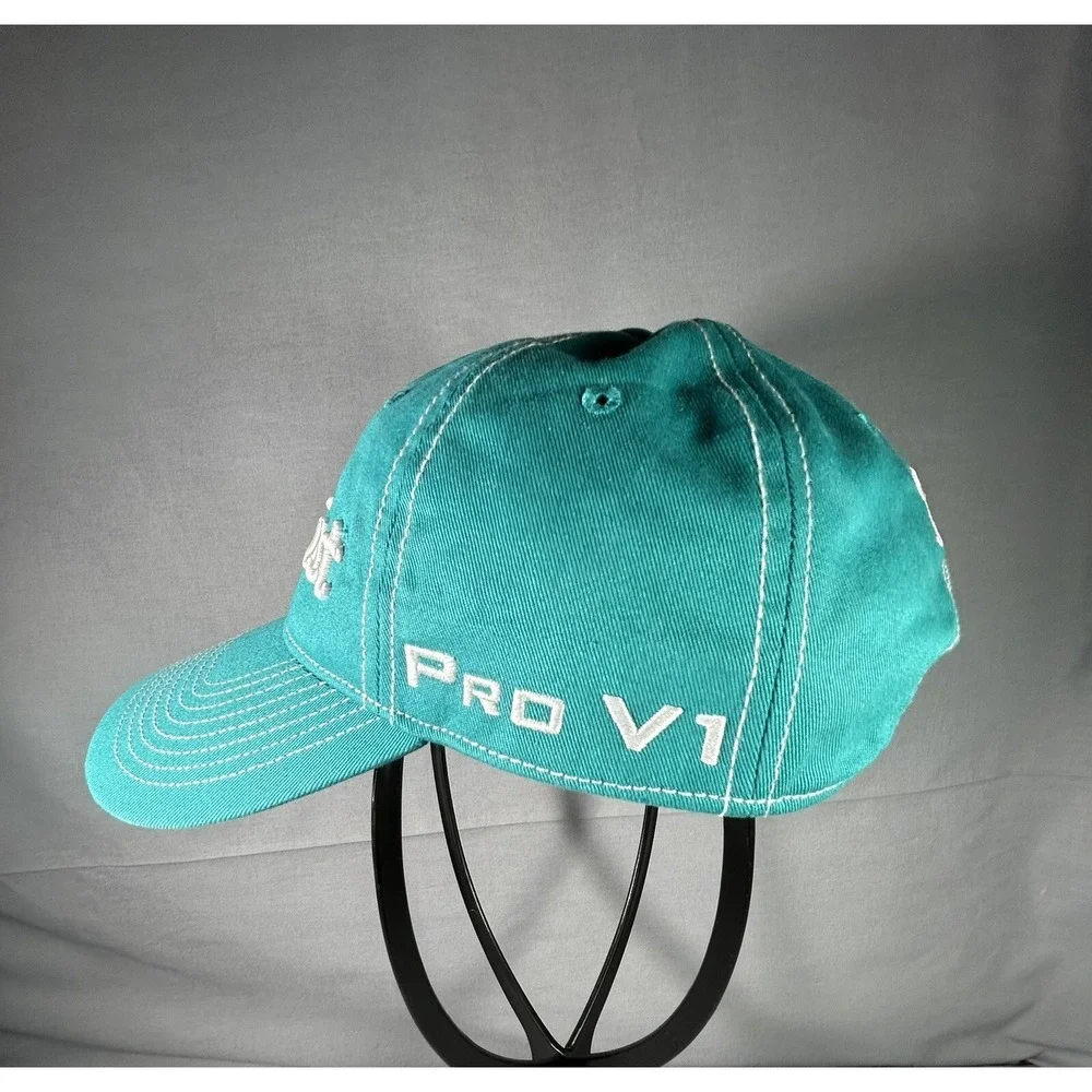 Titleist Pro‎ V1 Footjoy Hat Cap Golf Teal Strapback
